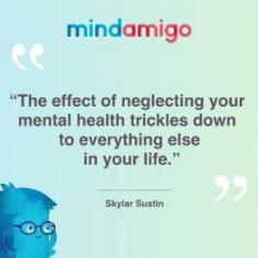 Mindamigo, a mental wellbeing app that is designed to empower and engage people in the face of mental adversity to move steadily, but surely, one foot in front of the other, back to normality.