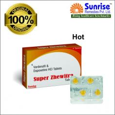 Super Zhewitra is a combination of Vardenafil 20 Mg  and Dapoxetine 60 Mg Products. Super Zhewitra is used for erectile dysfunction and Premature ejaculation Treatment in men.