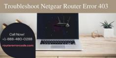 How to fix Netgear Router Error 403? If you need help from our experts, then get in touch with our customer service. Just dial toll-free helpline number at USA/Canada: +1-888-480-0288. Our team always 24*7 hours available for you to resolve the issue instantly. Read more:- https://bit.ly/3Cq8reu