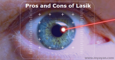 The pros and cons of Lasik refractive eye surgery. Lasik is a form of refractive surgery, which means it reshapes the cornea to correct vision problems