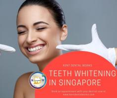 Why is teeth whitening important? Do I really have any benefit in teeth whitening treatment? Of course, you benefit from having a brighter smile and it is the first thing people notice in you. A healthier and brighter smile makes everyone's day good. It's not just celebrities can have straight white teeth, with the advancement in technologies, cosmetic dentistry is safer and affordable to everyone. Taking a dentist's advice before doing teeth whitening is essential, although many home teeth whitening kits are available online. We provide take-home teeth whitening kits based on your oral needs at Kent Dental, you can now book an appointment with us for consultation for teeth whitening in Singapore.