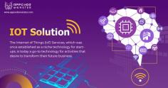 Internet of Things Solutions, IoT Solutions Services, IoT Development

IoT Solutions Services opens the way to new firms and revenue prospects. IoT sets modernization that helps in creating powerful use cases, reduces time to market, and boosts return on investments. 
https://www.appcodemonster.com/internet-of-things-solutions/