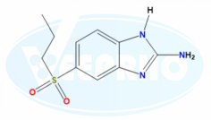 Albendazole EP Impurity D
Catalogue No. - VL960004
CAS No. - 80983-34-2
Molecular Formula - C10H13N3O2S
Molecular Weight - 239.29
IUPAC Name - 5-(Propylsulphonyl)-1Hbenzimidazol-2-amine
Synonyms - Albendazole Impurity D