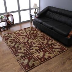 Hand Knotted Jute 4'x6' Eco-friendly Area Rug Contemporary Brown Beige J00044