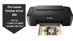 Want to know how to fix canon printer error e02? Then get in touch with the Printer Offline Error team. They have a dedicated team of experts who provide assistance to all printer customers over phone call ,chat and emails. So contact them anytime at toll-free helpline number USA/Canada: +1-888-272-8868, UK: +44-808-196-7617.
