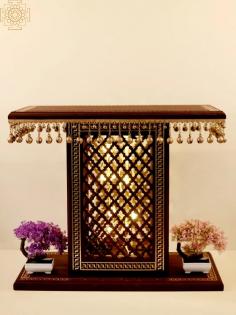 Wooden Pedestal with Lattice and Ghungroos

This wooden sculpture of designer pedestal can be used for performing puja ceremonies by placing your worshipping idol on it or by just using it as a home decoration by placing it vacant or decorating it with any other showpiece.

Pedestal: https://www.exoticindiaart.com/product/homeandliving/high-wooden-pedestal-with-lattice-brass-work-and-ghungroos-hla067/

Furniture: https://www.exoticindiaart.com/homeandliving/furniture/

Home and Living: https://www.exoticindiaart.com/homeandliving/

#indianart #art #pedestal #woodenpedestal #homedecor #designerpedestal #pedestalwithghungroo #brass #interiordecor #indoordecor #homeinterior #woodensclpture #officedecor #handmade