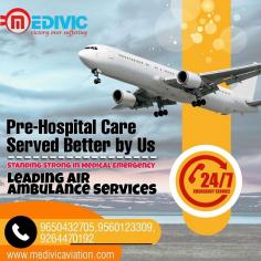 Medivic Aviation provides the most superior and top-level emergency Air Ambulance Service in Patna that is always ready to help a needy person who wants to urgently relocate their loved one from one city location to another city hospital for better medical care and save their life.

Website: https://www.medivicaviation.com/air-ambulance-service-patna/