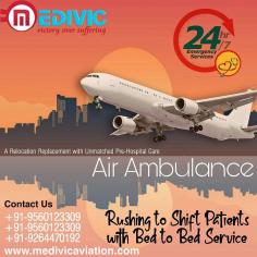 Medivic Aviation renders the most authentic charter Air Ambulance Service in Chennai to transport emergency patients with all basic and various hi-tech medical ICU setup, and needy medical equipment to save their life. We also render complete bedside to bedside patient shifting service anytime.

Website: https://www.medivicaviation.com/air-ambulance-service-chennai/