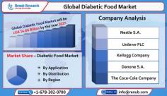 Global Diabetic Food Market is driven by the several benefits offered by Rising Cases of Obesity and Prevalence of Diabetes