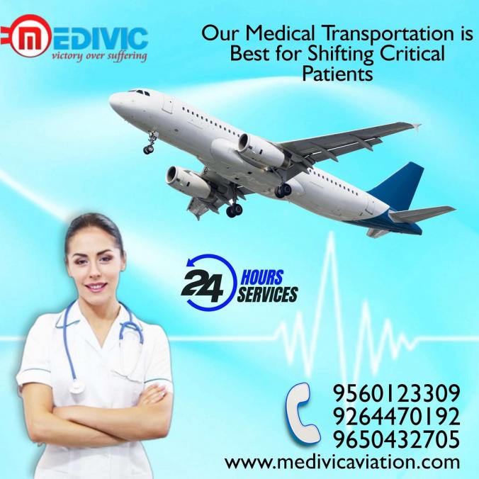 Medivic Aviation provides the world-level ICU Air Ambulance Service in Patna with upgraded medical apparatuses for the emergency patient in which well-capable MD and MBBS doctors, paramedical technicians, well-skilled medical teams, expert nurses, and life support medical tools to need on top of all life-saver things at the same time.
Website: https://www.medivicaviation.com/air-ambulance-charges-patna-to-delhi/