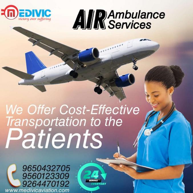 Medivic Aviation Air Ambulance Service in Chennai operates charter air ambulance services in India for those required someone who is helpless to afford complete patient transportation facilities. It is open with full fledge at a very competitive cost and evolved ICU setup for the appropriate care to the patient at the time of transportation.
Website: http://bit.ly/2JgZGcU