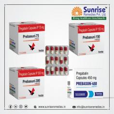 Prebasun Contains Pregabalin Capsules is uses in the relieve pain caused by nerve damage (neuropathic pain) due to diabetes, shingles (herpes zoster infection), spinal cord injury, or other conditions. It is also used to Treatment stiffness, widespread muscle pain and Nerve Damage Pain in people with fibromyalgia.