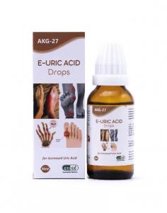 If you are facing joint stiffness, pain, redness, swelling, and difficulty moving the affected joints, you may suffer from a high uric acid problem. Studies also show that a high uric acid level in the body may lead to hypertension and kidney stones. But don't worry; Uric acid treatment in Homeopathy may be an ideal solution to get permanent relief from this condition. At Excel Pharma, we provide E-Uric Acid Drops that work on the increased uric acid problem and simultaneously assure better bone and heart health. For more details, call our expert at +91 9216215214 or visit our website.