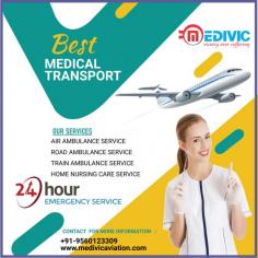 Medivic Aviation Air Ambulance Service in Patna is open all the time to relocate your loved one in an emergency situation. This service is like care in an emergency. You can hire our Air Ambulance anywhere you wish by your local doctor. We also render a well-expert medical squad, experienced MD doctor, paramedical staff, and a technician who gives superb medical care to the emergency patient during shifting times.

Website: http://bit.ly/2oYhqmW