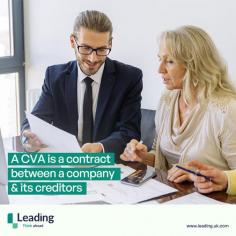 A CVA is a contract between a company and its creditors to allow it to restructure its debt over a longer period of time, usually between 3 and 5 years. The company makes regular payments to the Supervisor (a Licensed Insolvency practitioner) who will distribute funds to creditors. The directors retain control of the company and its trade throughout the CVA. 

Find out more about CVAs over on our website. https://www.leading.uk.com/business-rescue/company-voluntary-arrangement/

#businessdebt #CVA #creditors #companydebt #debt #insolvency #norwich #norfolk