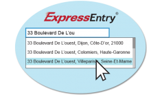 Address Autocomplete - How Global Express Entry Address Autocomplete Works - India