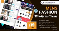 Mens Fashion WordPress Themes, Mens Fashion WordPress Template

Nowadays, An enchanting and newfangled Mens Fashion WordPress Themes that can be used by fashion bloggers or eCommerce-based firms for selling trendy accessories.
https://www.webcodemonster.com/themes/wordpress/fashion-lifestyle/mens-fashion-wordpress-themes.html