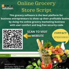 .This grocery software is the best platform for the business entrepreneurs to show up their profitable business by doing the online grocery marketing business with user comfort and the bug-free security code. The best way to take up your business level to a hundred plus billion dollar business industry by using some of our listed below features.