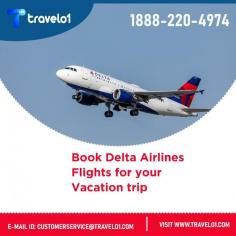Travelo1 is one of the top air tickets booking services company which provides Delta airlines flight ticket booking online for one way and round trip.