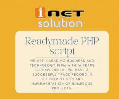 We are a leading business and technology firm with 16 years of experience.We succesfully done a lots of projects with gaining number of happy clients we have experienced employes with creative knowledge that's why our company goes in a unique way and one of our client say "Choose a Webpage Scripting company that understands and helps you to fulfill your requirements." We deliver quality products and services to all the clients with latest tools and technologies. And do you want to know more services of our company then kindly visit our website (i-netsolution.com)
