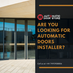 We offer you assured high-quality services in London, UK, for sliding and swinging doors.

Visit our website to know more: https://www.automaticdoorstore.co.uk/