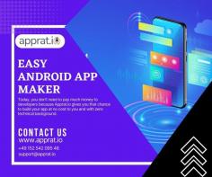Are you searching for a reliable No Code Web App Builder for your business?

Apprat.io now is one of the most popular No Code Mobile App Builder. Just use this No Code Web App Builder and you will see that no background knowledge is needed. Everything about Apprat.io is simple because it’s designed in a way to provide comfort.