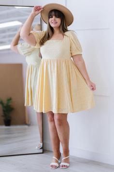 Davi & Dani All About Eyelet Full Size Run Dress in Baby Yellow

This perfect-for-spring dress has stylish floral eyelet details all-over, puffed sleeves, a square neck, and is stretchy! It's classy enough that it can be worn to a nice dinner, a wedding, or as your Sunday best, but also can be styled casually.

https://www.pleasantlot.com/products/davi-dani-all-about-eyelet-full-size-run-dress-in-baby-yellow

$62.00 USD