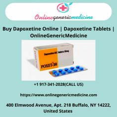 Buy Dapoxetine online for Premature Ejaculation - OnlineGenericMedicine	

Hey, are you worried about premature ejaculation? Then we have a solution for you: go for Dapoxetine. It gives the best result. So why are you so late? Buy Dapoxetine Online from OnlineGenericMedicine