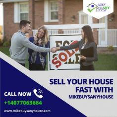 Now you can sell your house fast for cash in Orlando, Florida without visiting broker office for number of times. We are here to help you in selling your house fast for a cash deal. You don’t need to compromise for price and it won’t take month to get a good deal. Contact us via mail or call to sell your house without stress.