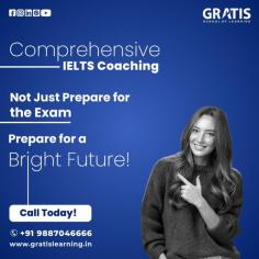 ielts coaching in panchkula
Get your desired band scores by joining our ielts coaching in panchkula. If it’s 8 bands you desire, you will get it! BUT, you’ve got to stay dedicated!

Why IELTS Test Preparation At Gratis Learning?
1. The course is structured in such a way that you will not only get a good score but become proficient in English which will help you throughout your professional career
2. Proven training method with excellent records
3. Certified trainers with experience of 5+ years and IELTS score of 8+ Band
4. Comprehensive study material built for basic as well as advanced level preparation
5. Personal attention to each student
6. Multi-layered coaching system
7. Short batches with flexible timings
8. Special doubt clearing negotiable week-end classes
9. Expert career counseling on studying or working abroad
10. A weekly mock test to continuously test and optimize the result

Find how much bands are required for you to get into foreign universities. Take coaching for assured success. Classess ongoing at Gratis School of Learning! Join Today!
Visit for more details :
https://gratislearning.in/
