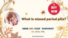 A special offer has started on the occasion of Thanksgiving. A 10% discount will be available on all pills. And likewise, what exactly are missed period pills? And what are they used for? What good is it to you? To learn more, go to Onlineabortionrx.com today.