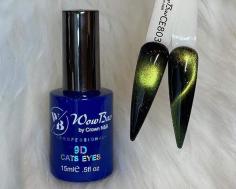 Cats Eyes CE803 Gel Polish

WowBao Cats Eyes Gel Polish 15ml in CE803 Step 1) Apply a Black Gel Polish Base Coat and cure Step 2) Apply your Cats Eye Polish, then use the magnets to create your unique design. Step 3) Cure for 30 - 60 seconds under a LED lamp or 2 minutes under a UV lamp. Step 4) Apply WowBao Diamond Shine Top Coat and cure for 60.

https://www.wowbaonails.com/collections/cats-eyes-collection/products/cats-eyes-ce803-gel-polish