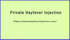 Hay fever Kenalog injection costs just £75 per 40mg dose, including a free medical consultation

Know more: https://www.hayfeverinjection.com/
