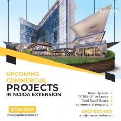 The premium location in Noida Delhi NCR is Sector 62, where Maasters The premium location in Noida Delhi NCR is Sector 62, where Maasters Capitol Avenue is a collection of Premium High Street Retail, Retail Commercial Shops, Food Court Investment, IT an ITES Commercial Investment, and Office Space.

For More Details Visit : https://www.capitolavenue.co/
Email : crm@maastersinfra.com
Contact Number : 8820-800-800