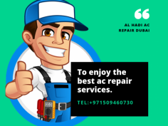 Al Hadi AC Repair & Maintenance Services provides AC repairing Services in Sharjah and Dubai. AC Installation Services in Dubai, and other AC services, feel free to contact us or visit our website https://www.alhadiacrepair.ae/