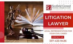Outstanding Litigation Attorney for Your  Legal Case!

Do you need a civil litigation attorney? Scofield, Gerard, Pohorelsky, Gallaugher & Landry, LLC, is here to help you get the justice you deserve. We’ve helped countless residents defend their position, advocate for their cases, negotiate settlements, and litigate with a true passion for getting the results our clients deserve. Schedule your consultation today!