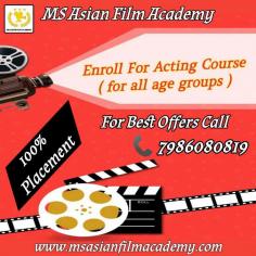 MS Asian Film Academy offers the best Acting & Film making classes to the aspiring actors, Editors, Writers , Directors and Filmmakers in a most exciting way. It’s the best Academy for Acting, Editing, Direction, Writing and Cinematography in India. We focus on the overall development of the students and enhancing their skills by providing workshops online or offline. All the courses are Certified courses and it’s the one of the best Acting school in Chandigarh, Zirakpur, Mohali and Panchkula. 
