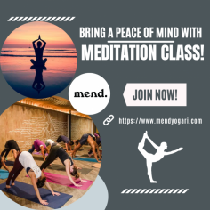 Bring a Peace of Mind with Our Yoga Experts!

Looking for a meditation class? Mend strive to create a warm, caring, and friendly learning environment with expert instructors. We provide a variety of classes, events, and workshops to take you further along in your wellness journey. Get in touch with us!
