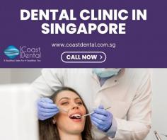 Visiting a dental clinic Singapore is important for maintaining oral health, preventing dental problems, and improving overall health and well-being.

To maintain oral health: Regular dental check-ups in dental clinic Singapore and cleanings can help prevent and treat oral health issues such as tooth decay, gum disease, and bad breath.

Early detection of issues: Dental exams can detect problems such as cavities, gum disease, and oral cancer in their early stages, making treatment easier and more effective.

Preserve tooth and jaw structure: Regular cleanings and exams can help preserve the natural structure of your teeth and jaws and prevent the need for more extensive dental work in the future.

Improve overall health: Poor oral health has been linked to several systemic health problems, such as heart disease, stroke, and diabetes. Visiting a dental clinic can help maintain your overall health.

Address dental pain: If you experience tooth pain or discomfort, a dental visit can diagnose and treat the underlying problem.

Maintain a bright smile: Regular dental cleanings and exams can help keep your teeth and gums healthy, leading to a brighter smile.

Navigate here : https://www.coastdental.com.sg