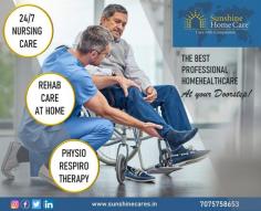 Sunshine provide medical needs for elder people, we are care givers for both male and female nurse and deeply committed to reach all your home healthcare needs. Our home nursing services are individual patient care at home and provide service home bedside assistance, home physiotherapist, home dental care and proper medical assistance from experts to recover quickly. Our Services are 27*7 available in Hyderabad, Vijayawada, Visakhapatnam and Delhi.
Book Now For Medical Consultation