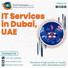 VRS Technologies LLC offers customized IT Services in Dubai. Which helps companies to work more effectively and increase productivity. For Queries Contact us: 971-54-4653108 Visit us: www.vrstech.com
