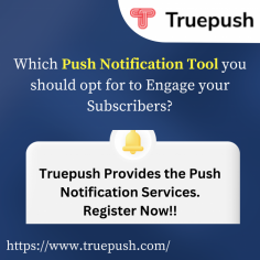 Truepush is the best platform for Providing Free Push Notification Services with high quality. We will offer the Best Push Notification Tools to engage your subscribers. 