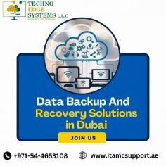 Techno Edge Systems LLC is the reliable provider of Data Backup and Recovery Solutions in Dubai. For best Services you can Contact us: 971-54-4653108 Visit us: www.itamcsupport.ae