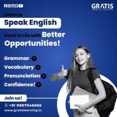 Spoken English in Panchkula
If you want to learn English fast you should first be willing to work hard and second, enroll yourself into Gratis School of Learning for Spoken English in Panchkula! 
We are the best Spoken English coaching institute in Panchkula. Located in the heart of the Tricity, nearer to you and conducted by experienced English tutors. 
No matter if you are a beginner or an intermediate learner; our classes are custom-tailored to suit the needs of everyone! You start succeeding the moment you start making efforts. Put efforts today and reap the fruit of success tomorrow. Sure, it’s not as easy as it seems but with consistency and accuracy, anything could be achieved. Study today, and enjoy success tomorrow!

Who will find this course useful?
1.	Candidates who have little or no knowledge of English
2.	Candidates who can converse but have difficulty in speaking fluently
3.	Students
4.	Entrepreneurs  
5.	Working Professionals
6.	Housewives
7.	Students preparing for various exams, i.e., IELTS, CELPIP, PTE, etc

Good English language skills are essential for effective communication. This learning program will help you develop and improve all four language skills: speaking, Listening, Reading, and Writing.
Join this course to speak like a native English speaker!  
Visit : 
https://gratislearning.in/spoken-english-coaching-classes-in-panchkula/
