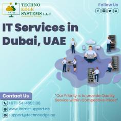Techno Edge Systems LLC provides you best IT Services in Dubai for your business infrastructure. Our innovative IT Services stands top among all. For more info Contact us: +971-54-4653108 Visit us: https://www.itamcsupport.ae/services/it-services-in-dubai/