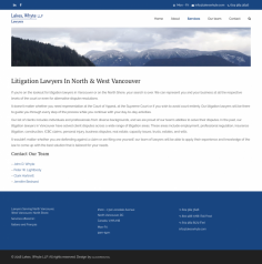 If you’re on the lookout for litigation lawyers in Vancouver or on the North Shore, your search is over. We can represent you and your business at all the respective levels of the court or even for alternative dispute resolutions.