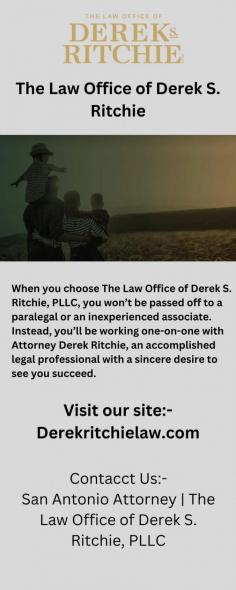 Divorce Lawyer in San Antonio provides divorce and family law services at Derekritchielaw.com. Experienced family law attorney serving clients throughout Texas, including San Antonio, Austin, El Paso, Corpus Christi, Houston & surrounding areas. Discover all more today, visit our site.
https://derekritchielaw.com/san-antonio-divorce-lawyer/