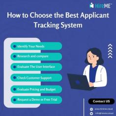 Choosing the best applicant tracking system (ATS) can be a daunting task, but there are several factors to consider that can help you make an informed decision.   

Try HireME for free: https://app.hireme.cloud/signup 