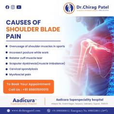 https://drchiragpatel.com/best-shoulder-replacement-surgeon-vadodara/

Total shoulder replacement, otherwise called total shoulder arthroplasty, is the evacuation of segments of the shoulder joint, which are supplanted with counterfeit inserts to decrease pain and reestablish the scope of pivot and versatility.

It is extremely fruitful for treating the serious pain and firmness brought about by end-stage joint inflammation.

Shoulder joint pain is a condition where the smooth ligament that fronts the bones of the shoulder degenerate or breaks down. In a sound shoulder, these ligament surfaces license the bones to serenely skim against each other.

At the point when these ligament surfaces vanish, the bones come into direct contact, expanding grating and making them roughen and harm one another. Bone-on-bone development can be very painful and troublesome.

Carefully embedded artificial replacement surfaces reestablish pain-free development, strength and capability.