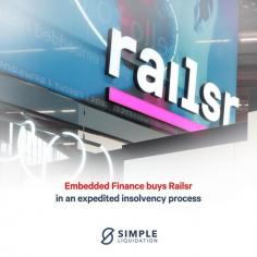 Railsr Sold to Embedded Finance 

Railsr has been sold to Embedded Finance, a new holding company backed by investors D Squared Capital, Moneta VC, and Ventura Capital, in an expedited insolvency process (pre-pack administration deal).

Visit - https://www.simpleliquidation.co.uk/
